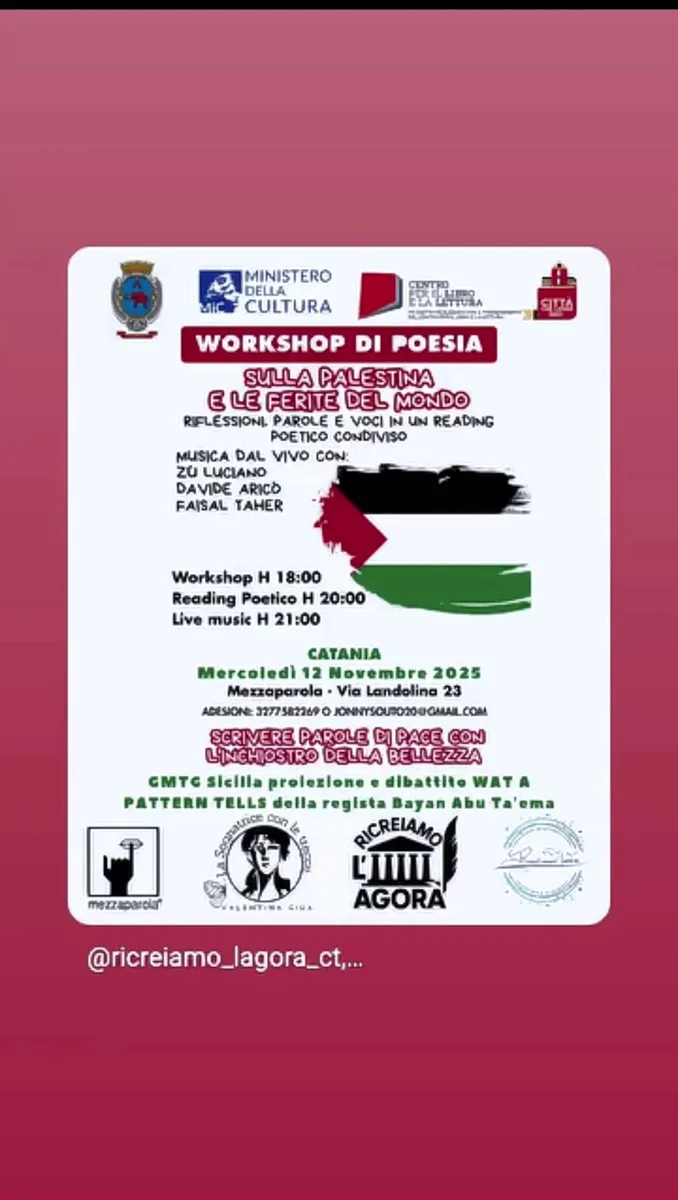 Workshop di poesia mezzaparola ct 2025